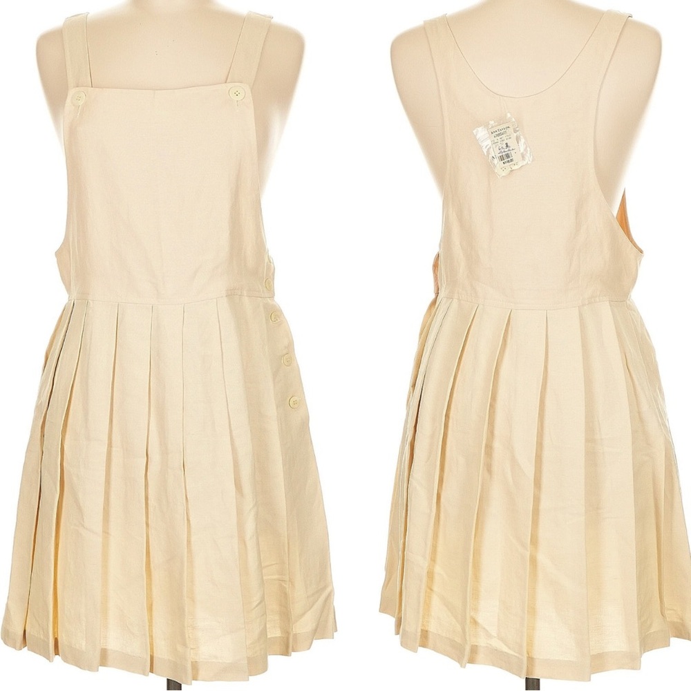 NWT Ann Taylor Pleated Apron Dress Size 8